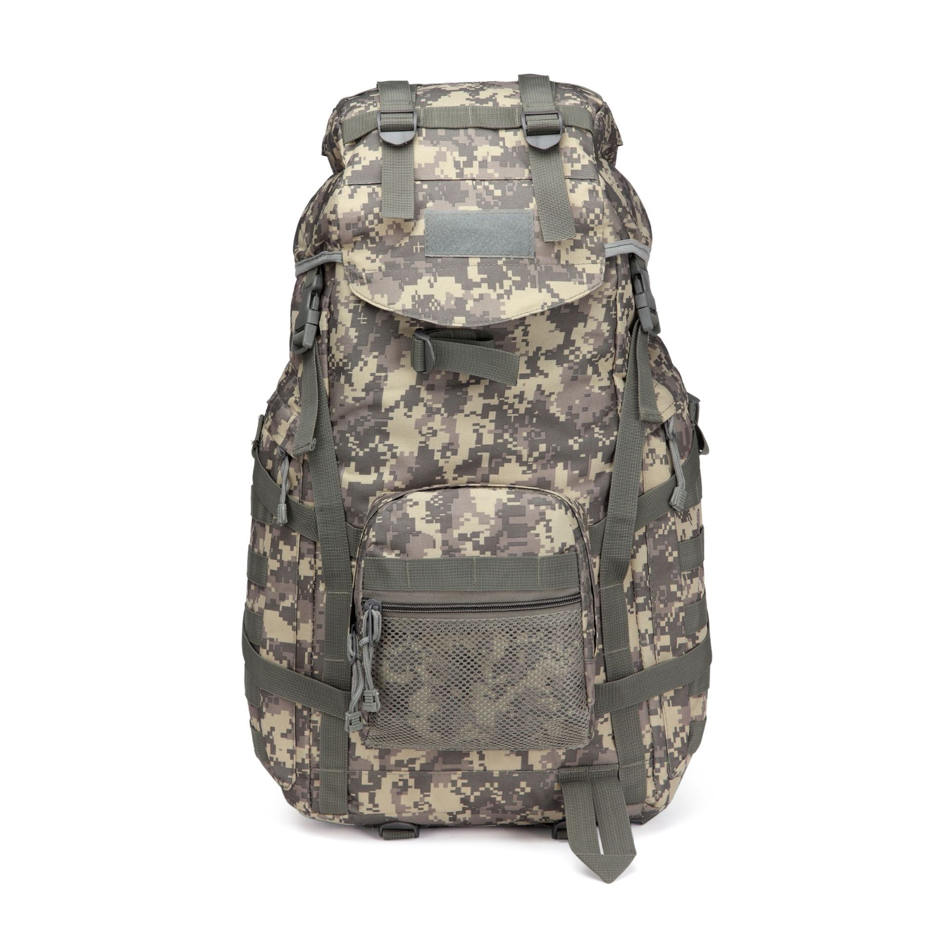 60L Tactical Camouflage Backpack – Waterproof Hiking & Camping Travel Bag