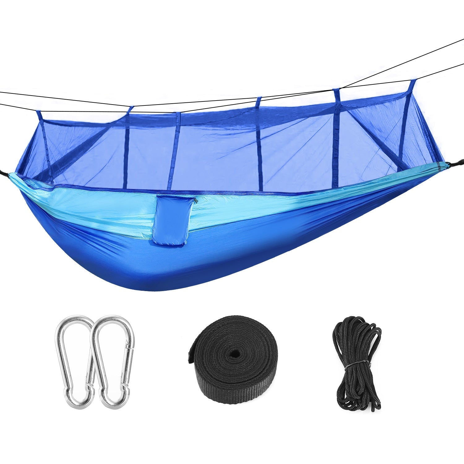 600lbs Two Person Hammock Mosquito Net Camping Hiking Portable Nylon