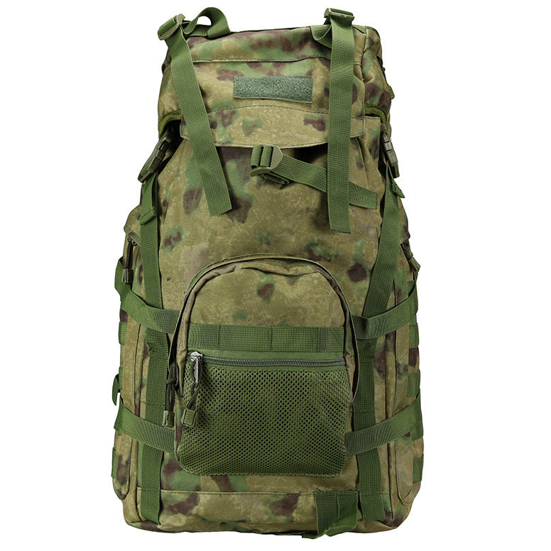 60L Tactical Camouflage Backpack – Waterproof Hiking & Camping Travel Bag