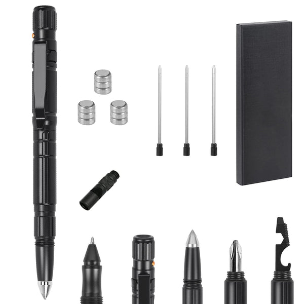 11-in-1 Tactical Pen Multi Tool Survival EDC Gift Set