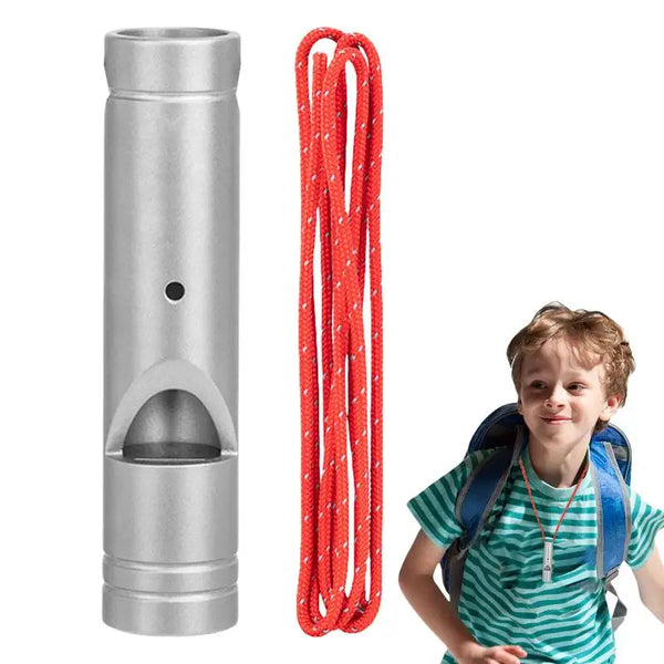 Titanium Emergency Survival Whistle Ultralight Loud Hiking Safety Tool