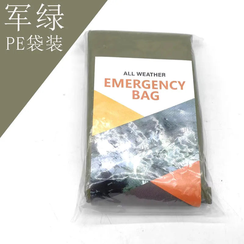 Emergency Sleeping Bag Survival Blanket Thermal Mylar Bivy Sack Lightweight Waterproof Portable Shelter For Camping Hiking
