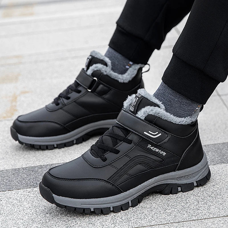 Winter Boots for Men – Waterproof Warm Outdoor Shoes
