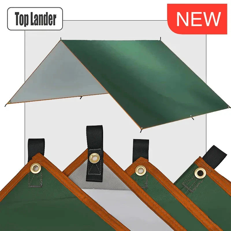 Ultralight Waterproof Tarp Tent Large Sun Shelter Camping Beach Awning