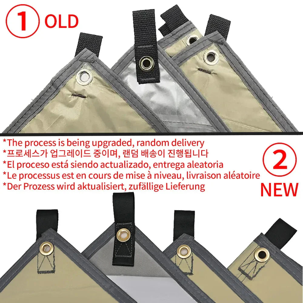 Ultralight Waterproof Tarp Tent Large Sun Shelter Camping Beach Awning