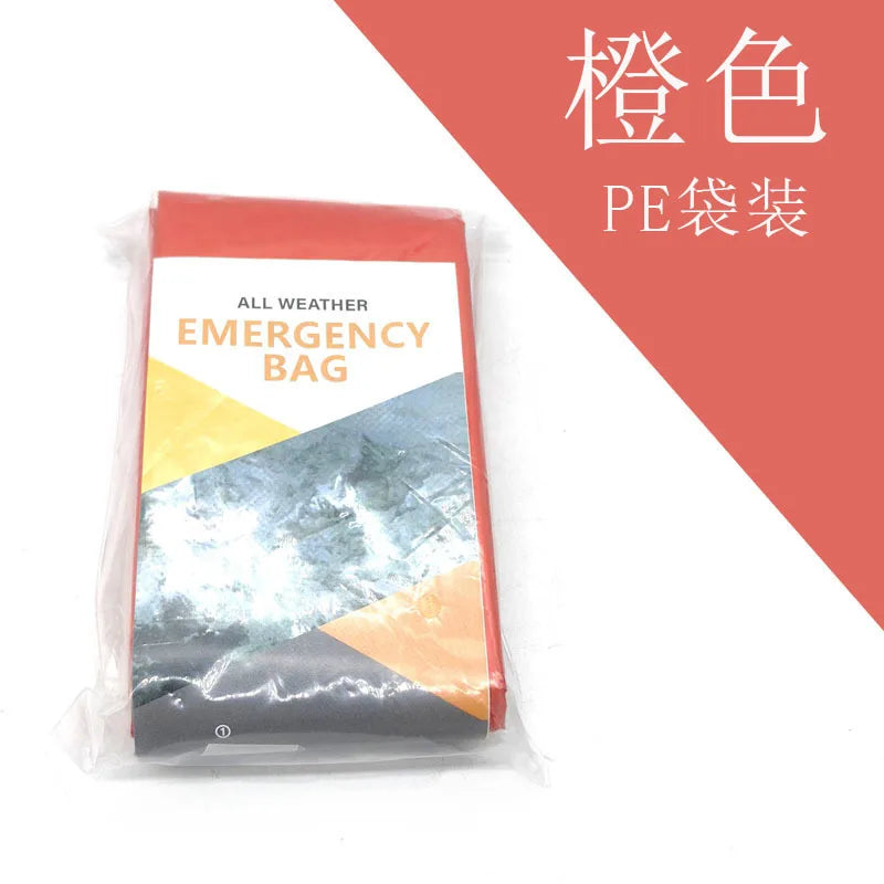 Emergency Sleeping Bag Survival Blanket Thermal Mylar Bivy Sack Lightweight Waterproof Portable Shelter For Camping Hiking
