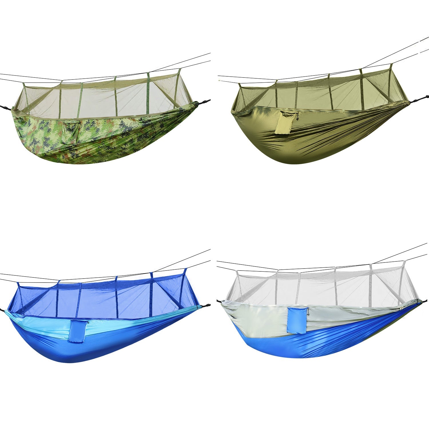 600lbs Two Person Hammock Mosquito Net Camping Hiking Portable Nylon