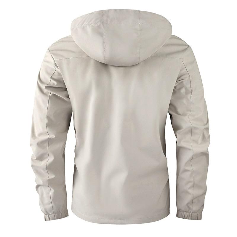 Men Hooded Waterproof Windproof Outdoor Winter Jacket Breathable Snow Coat
