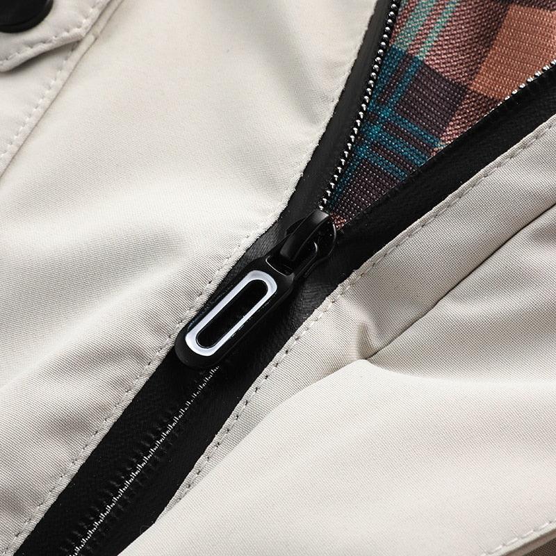 Men Hooded Waterproof Windproof Outdoor Winter Jacket Breathable Snow Coat