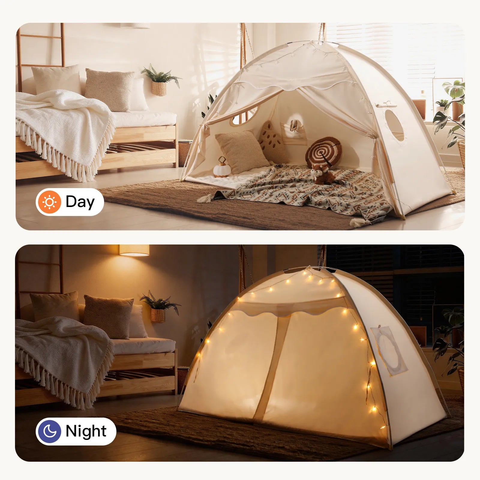 Tiny Land® Versatile Kids Bed Tent & Play Tent