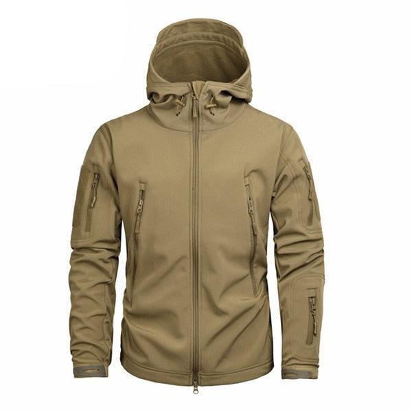 Men Camouflage Lightweight Water Resistant Tactical Windbreaker Outdoor Jacket Coat