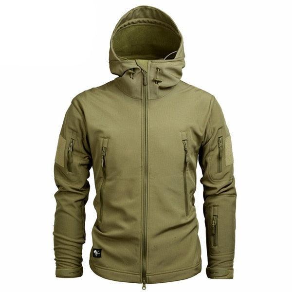 Men Camouflage Lightweight Water Resistant Tactical Windbreaker Outdoor Jacket Coat