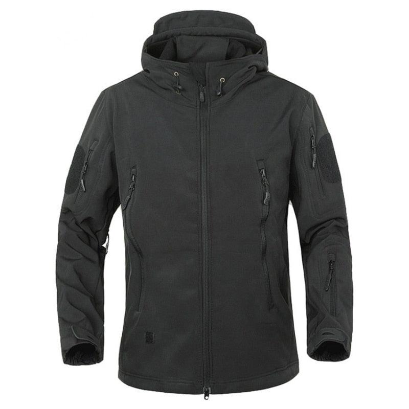 Men Big Size Camouflage Waterproof Winter Tactical Hooded Windbreaker Jacket