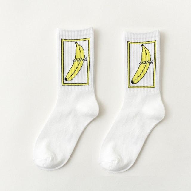 Women's Socks Combed Out Of Pure Cotton Colorful Cartoon Cute Funny Happy Kawaii Moon Strawberry Cactus Ankle Socks For Men And Women